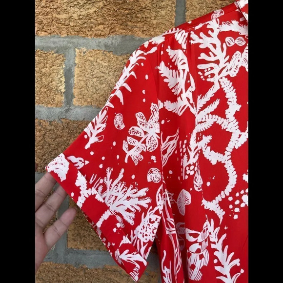 FABIENNE CHAPOT
Red Boyfriend Dress - Crazy Coral - Picture 11 of 16